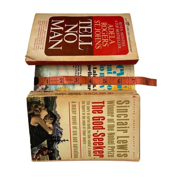 Lot of 3 The God Seeker Tell No Man Paperback Books Religious - Picture 13 of 16